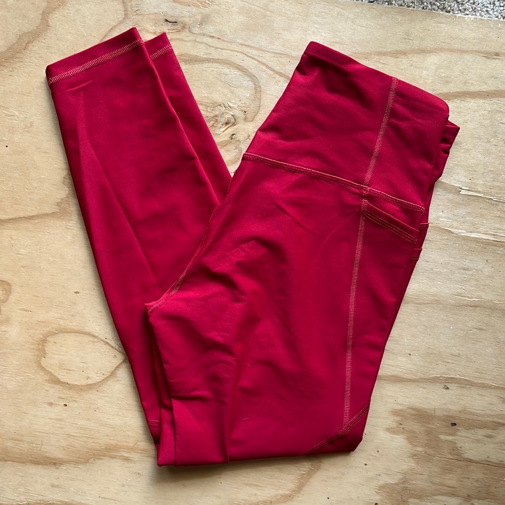 Old navy, elevate, legging, Annatto red women’s large